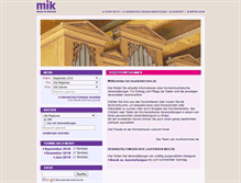 Tablet Screenshot of musikinkirchen.de